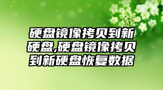 硬盤鏡像拷貝到新硬盤,硬盤鏡像拷貝到新硬盤恢復數據